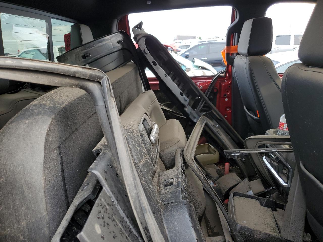 2022 GMC Sierra VIN 1GT49PEY6NF335671 Copart auction photo, all over damage thumbnail 10