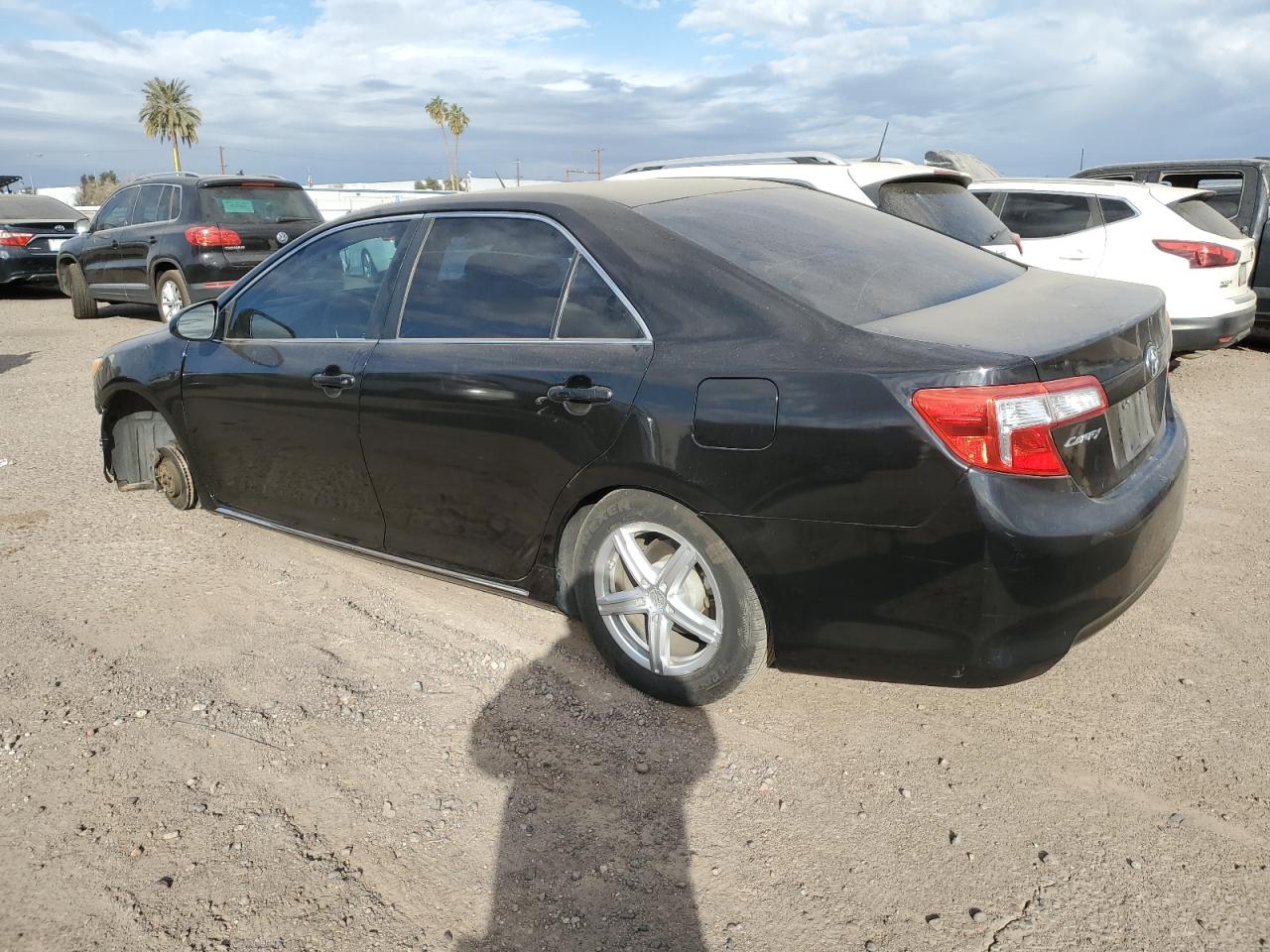 2014 Toyota Camry VIN 4T4BF1FK4ER358144 Copart auction photo, front end damage thumbnail 2