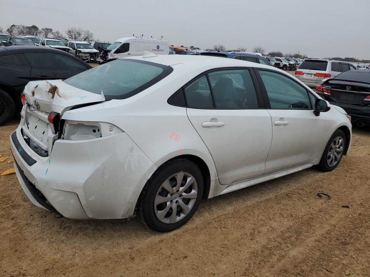 2020 Toyota Corolla VIN 5YFEPRAE5LP078297 Copart auction photo, rear end / front end damage thumbnail 3
