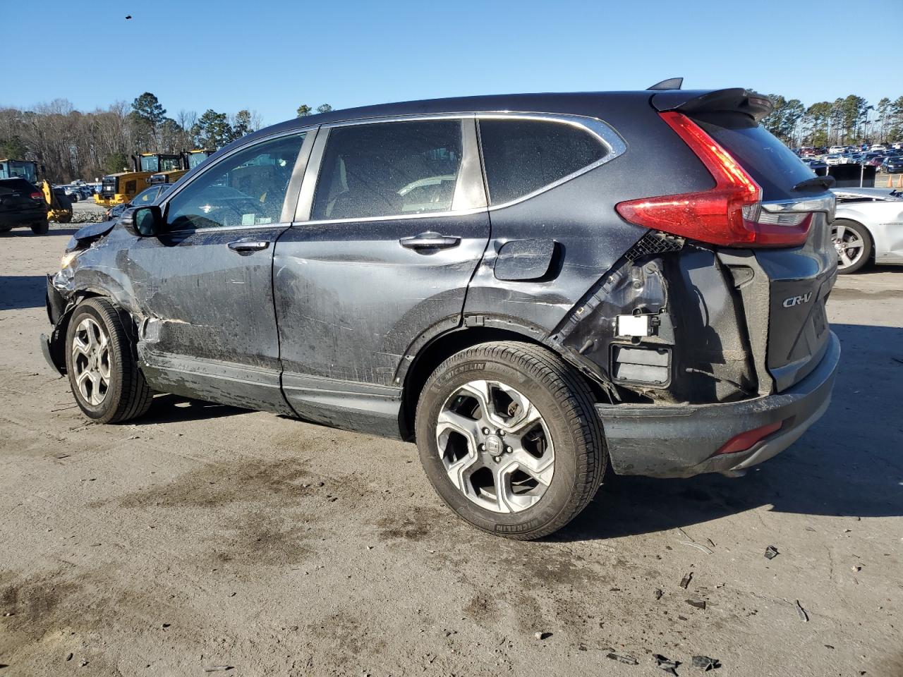 2019 Honda CR-V VIN 5J6RW2H54KL004999 Copart auction photo, all over / undercarriage damage thumbnail 2