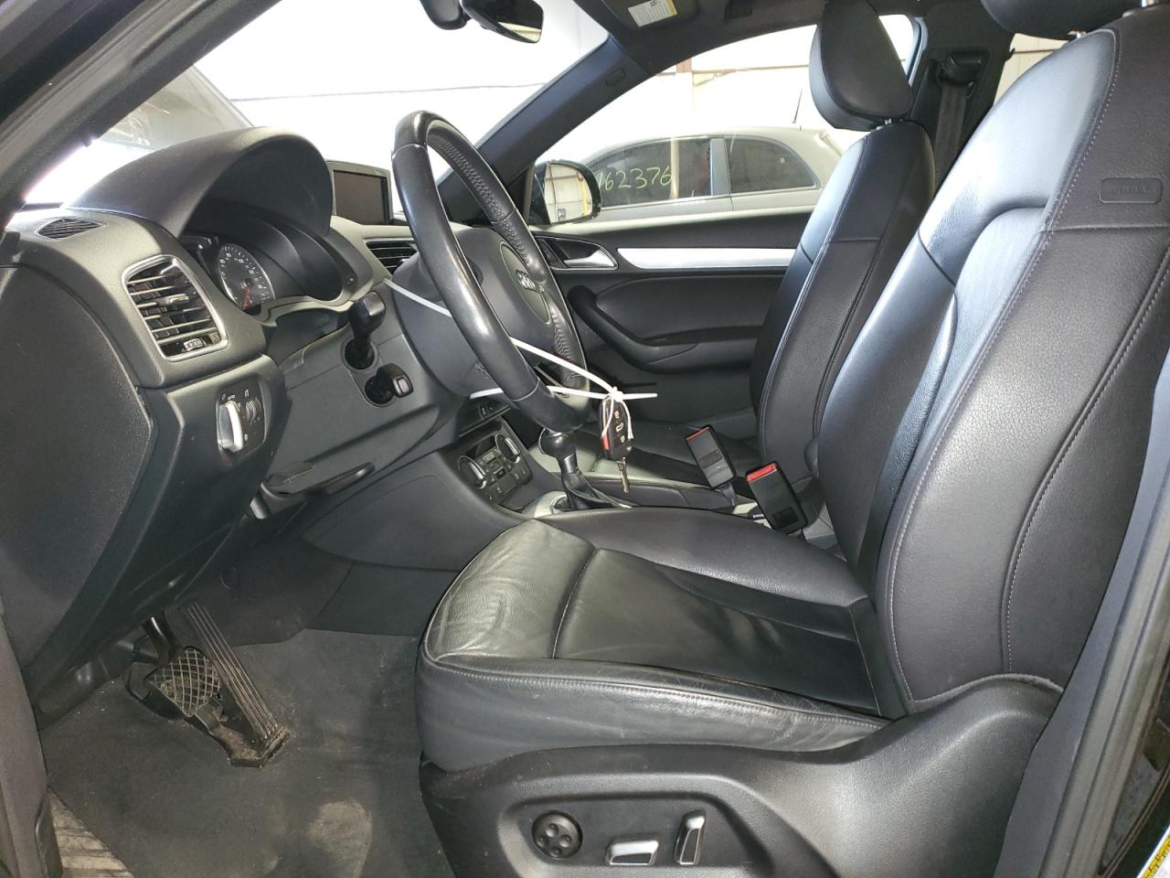 2018 Audi Q3 VIN WA1ECCFS1JR009501 Copart auction photo, front end / side damage thumbnail 7