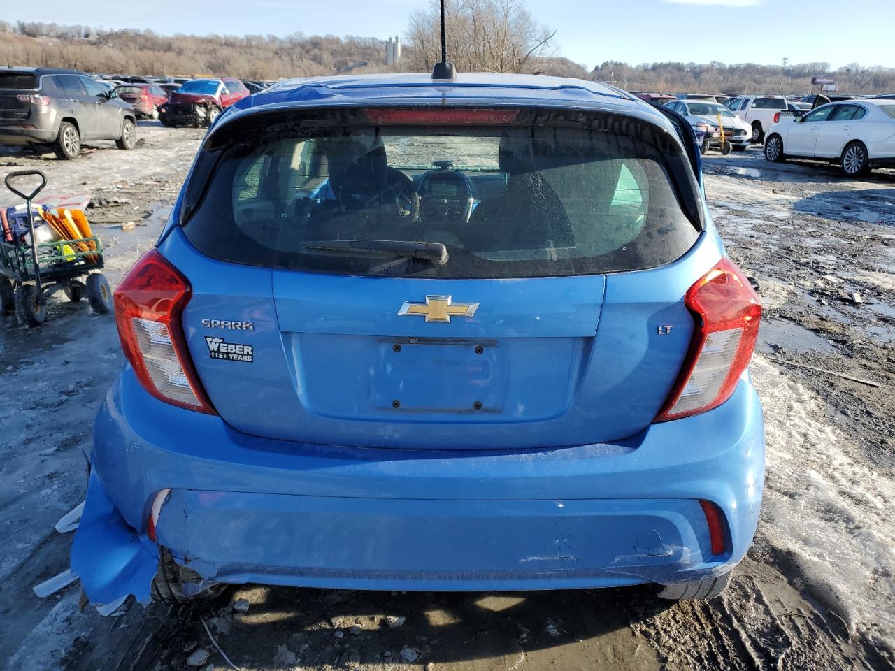 2018 Chevrolet Spark VIN KL8CD6SA8JC475639 Copart auction photo, all over / top/roof damage thumbnail 6
