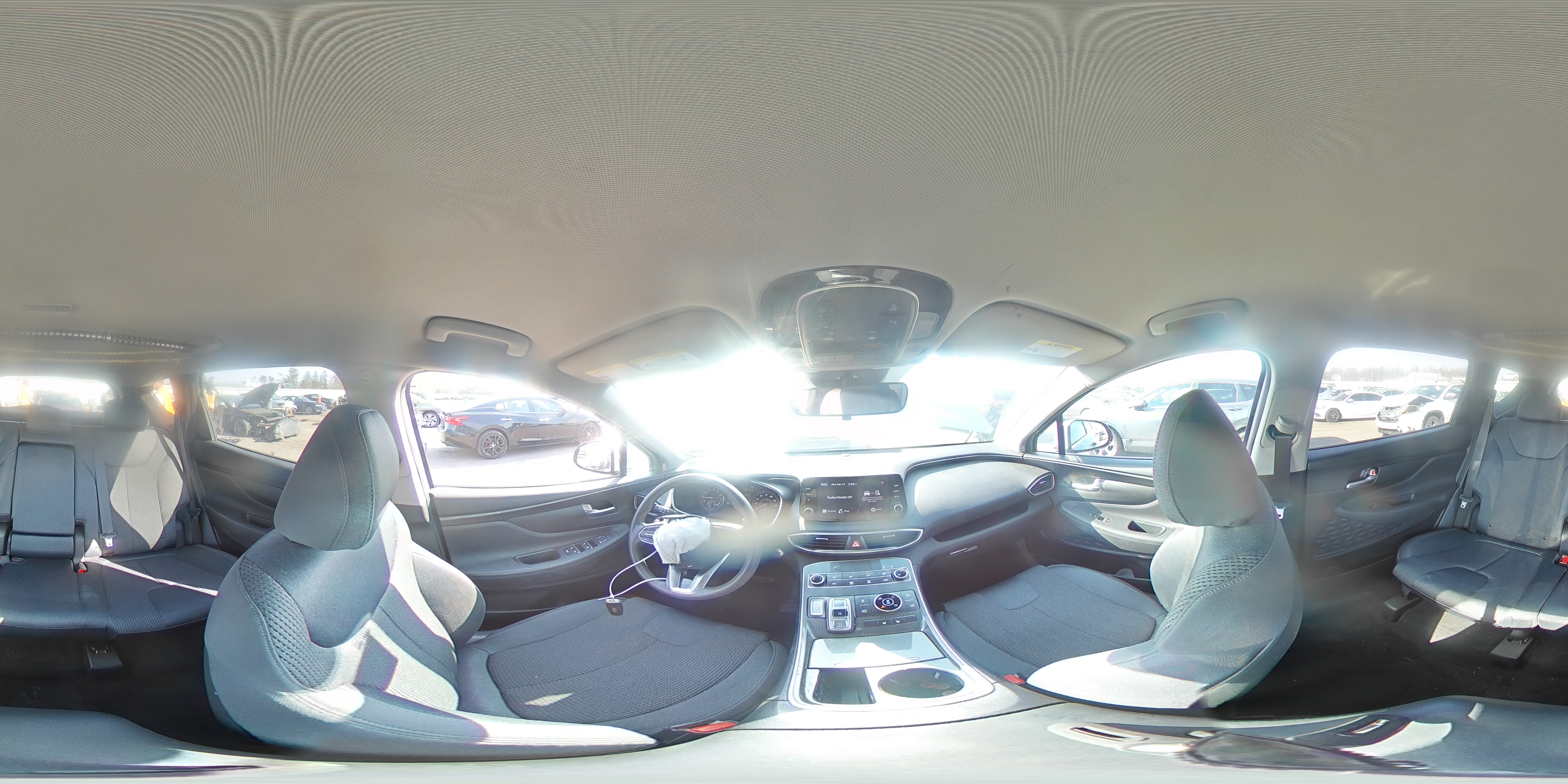 2022 Hyundai Santa Fe VIN 5NMS2DAJ0NH399386 Copart auction photo, front end damage thumbnail 13
