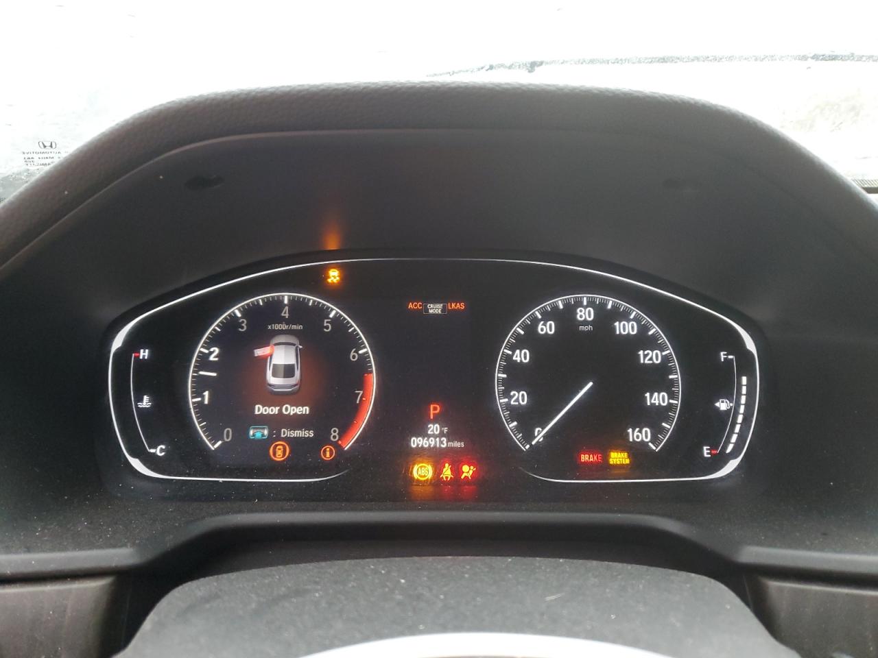 2018 Honda Accord VIN 1HGCV1F57JA078585 Copart auction photo, front end / side damage thumbnail 9