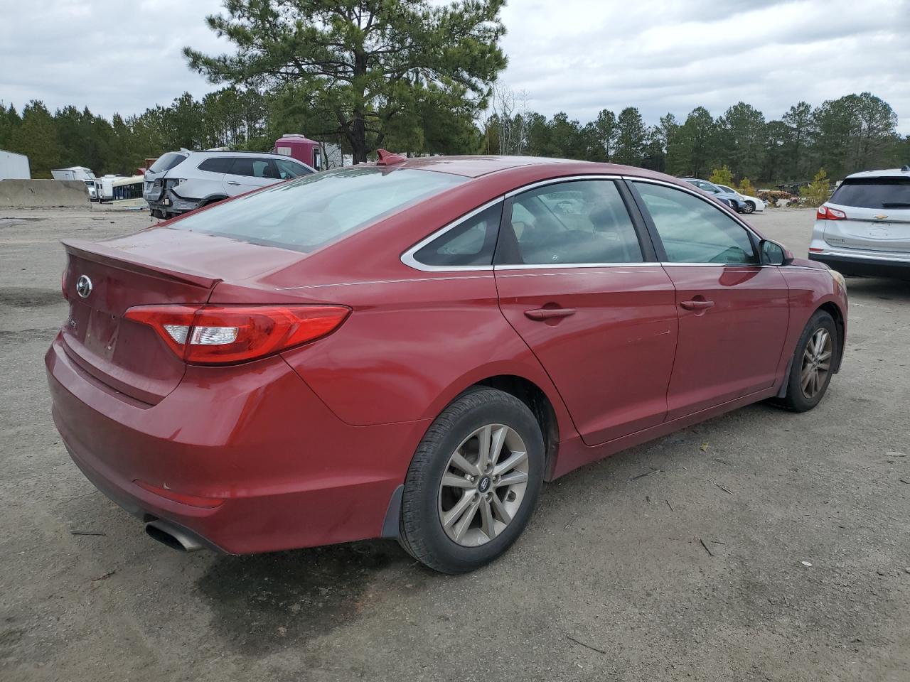 2016 Hyundai Sonata VIN 5NPE24AF9GH423456 Copart auction photo, front end damage thumbnail 3
