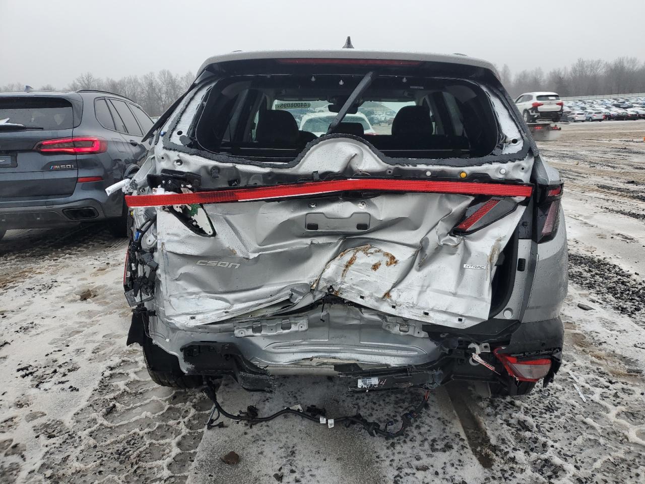 2025 Hyundai Tucson VIN 5NMJECDE7SH499993 Copart auction photo, front end / rear end damage thumbnail 6