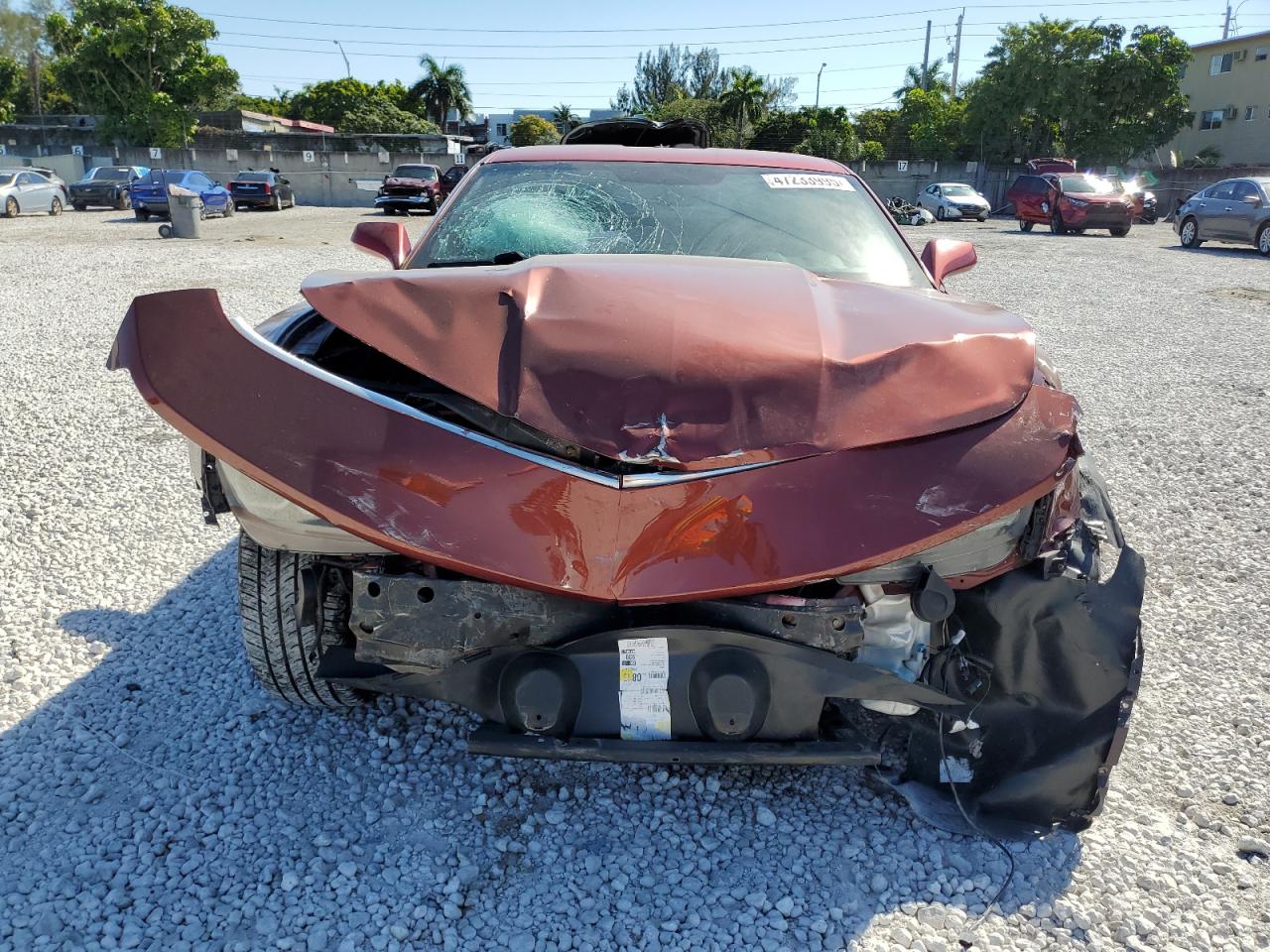 2014 Chevrolet Camaro VIN 2G1FC1E3XE9302959 Copart auction photo, front end / side damage thumbnail 5