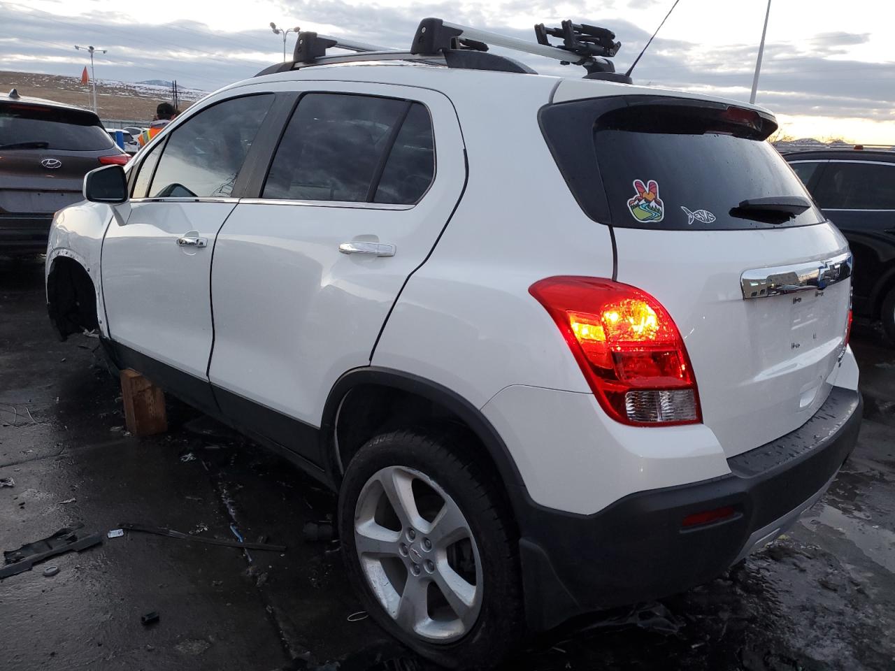 2015 Chevrolet Trax VIN KL7CJTSBXFB094571 Copart auction photo, front end damage thumbnail 2