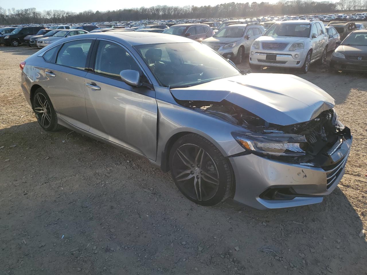 2022 Honda Accord VIN 1HGCV2F98NA000217 Copart auction photo, front end damage thumbnail 4