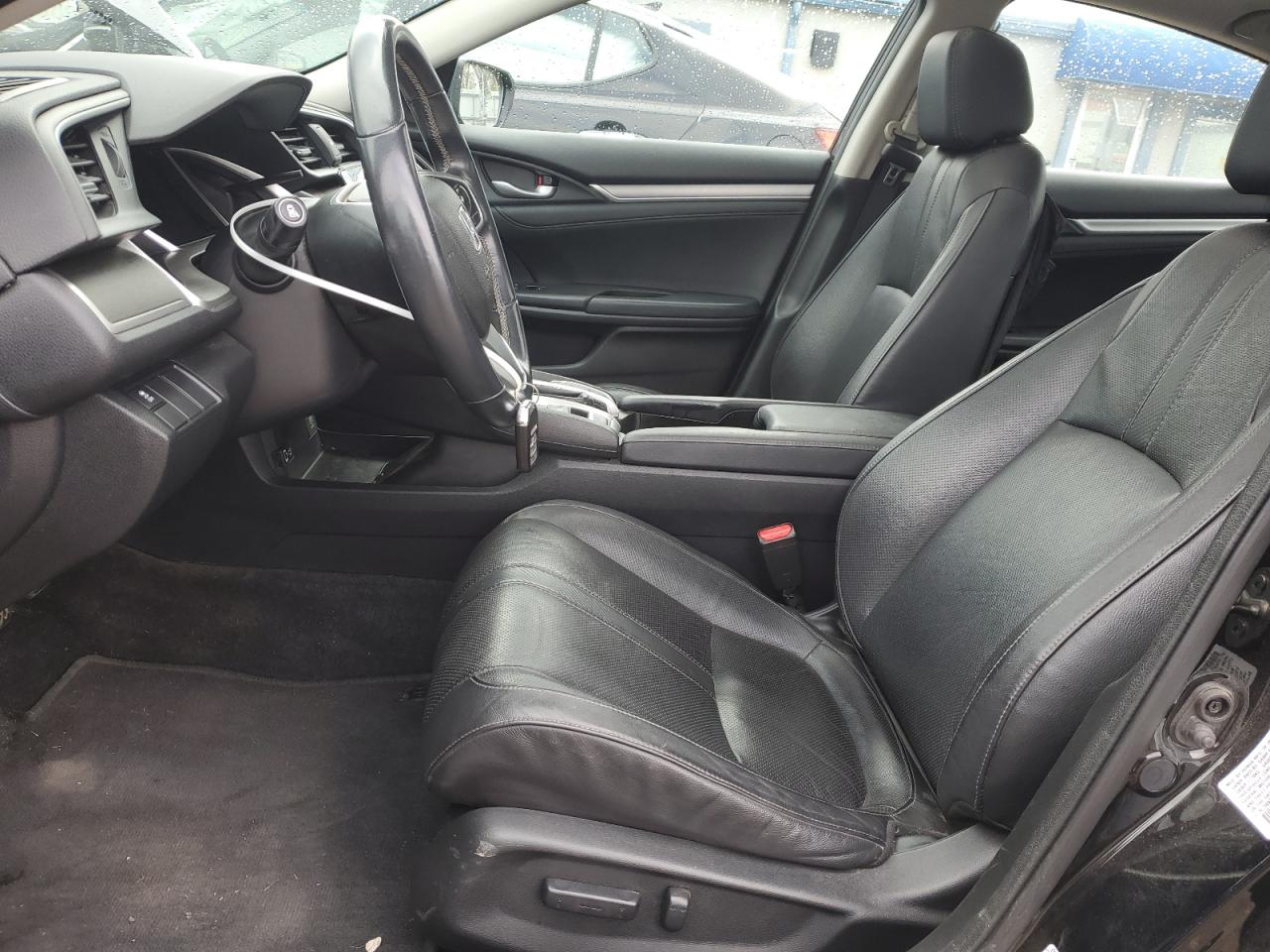 2016 Honda Civic VIN 19XFC1F70GE034985 Copart auction photo, side / rear end damage thumbnail 7