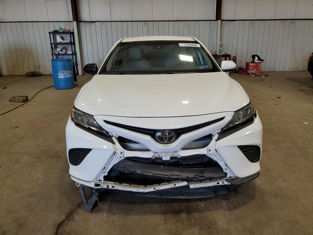 2019 Toyota Camry VIN 4T1B11HK3KU717565 Copart auction photo, front end / side damage thumbnail 5