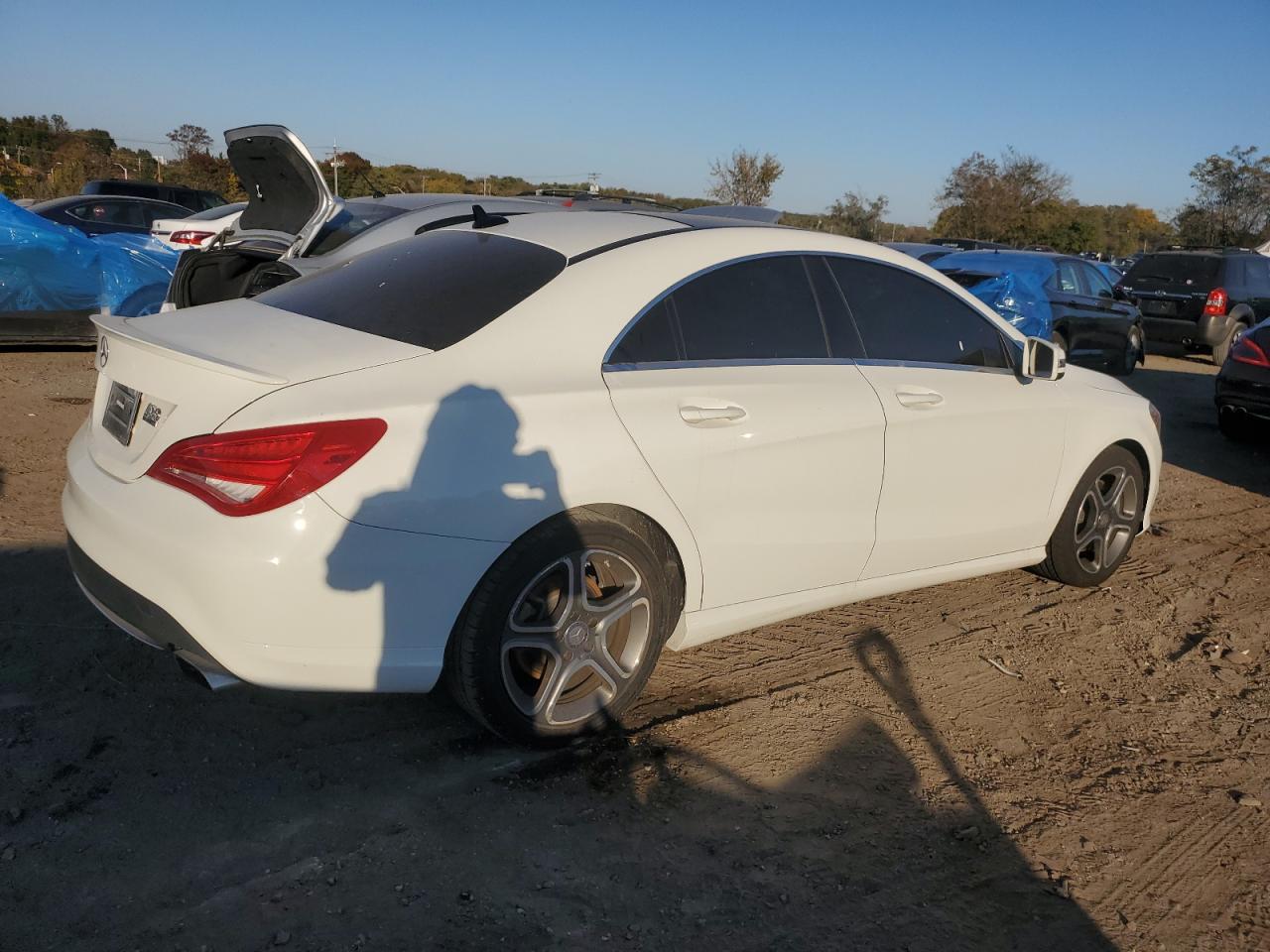 2014 Mercedes-Benz CLA-klasse VIN WDDSJ4EB4EN051654 Copart auction photo, mechanical damage thumbnail 3