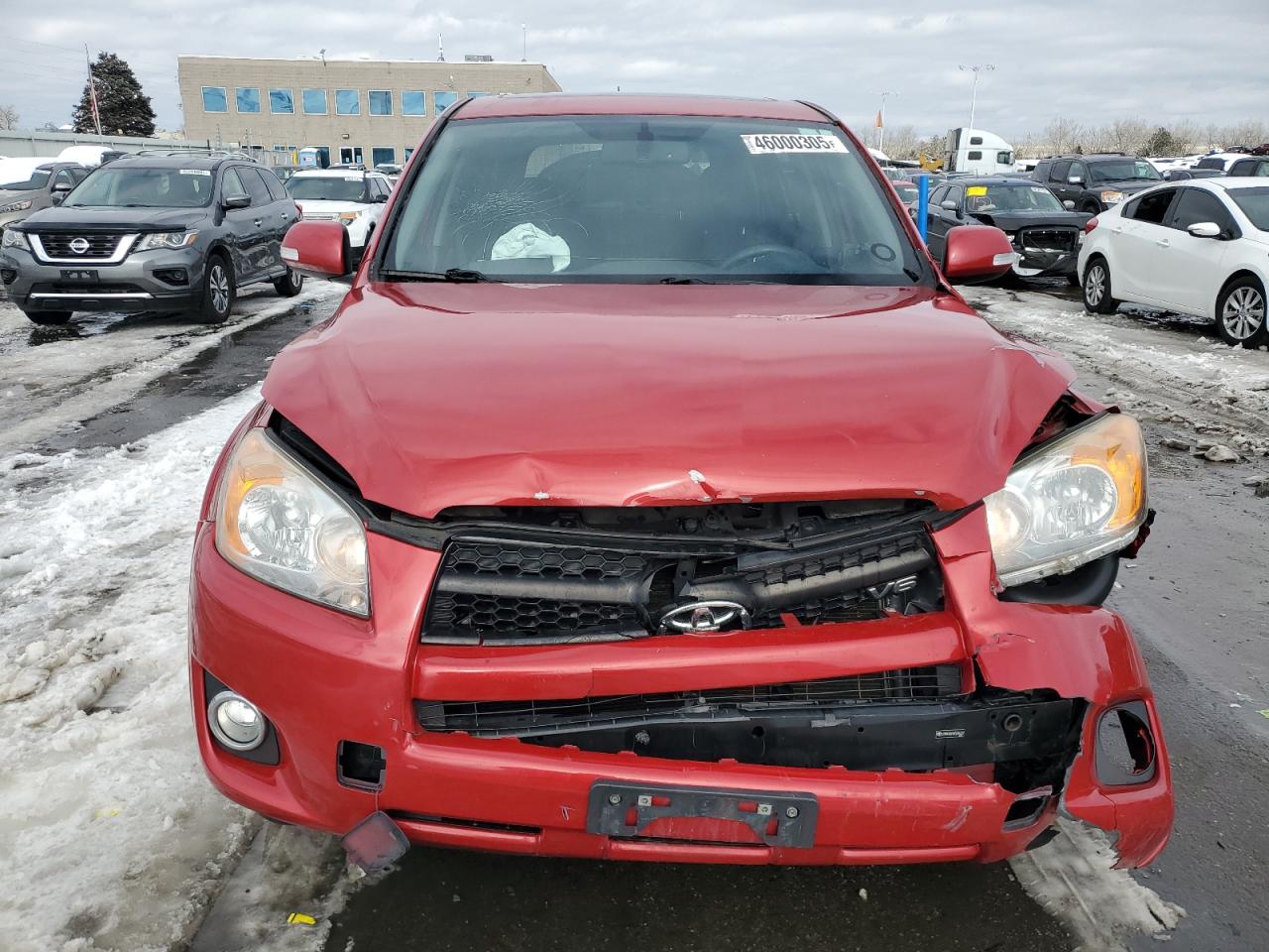 2010 Toyota RAV 4 VIN JTMRK4DVXA5096237 Copart auction photo, front end / side damage thumbnail 5