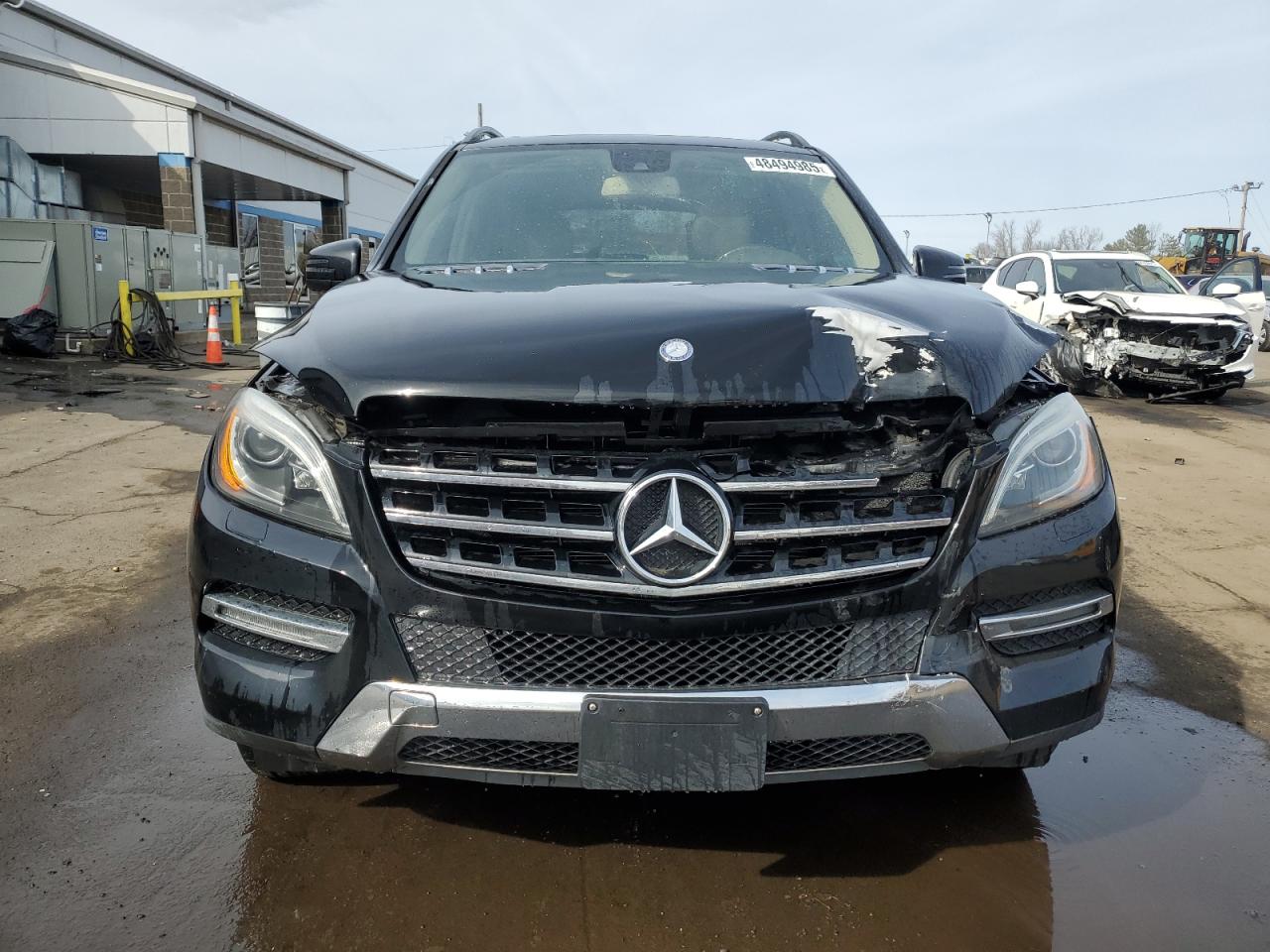2013 Mercedes-Benz M-klasse VIN 4JGDA5HBXDA182710 Copart auction photo, front end / side damage thumbnail 5
