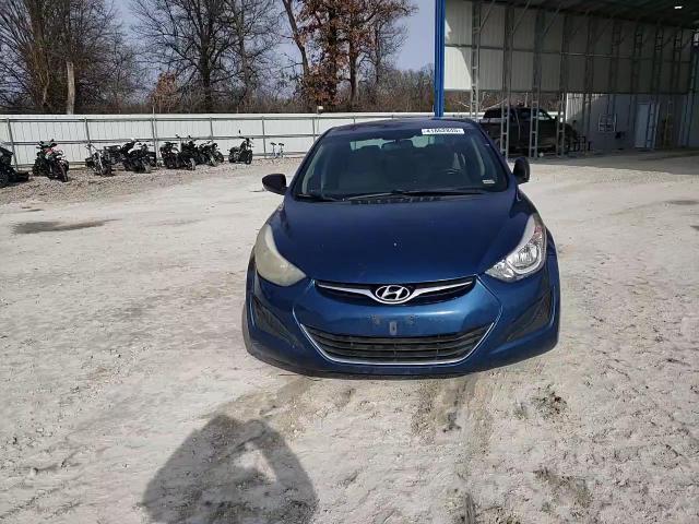 2014 Hyundai Elantra VIN KMHDH4AE6EU104144 Copart auction photo, side / undercarriage damage thumbnail 11