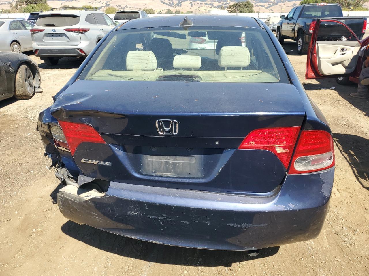 2006 Honda Civic VIN 1HGFA16826L003064 Copart auction photo, rear end damage thumbnail 6