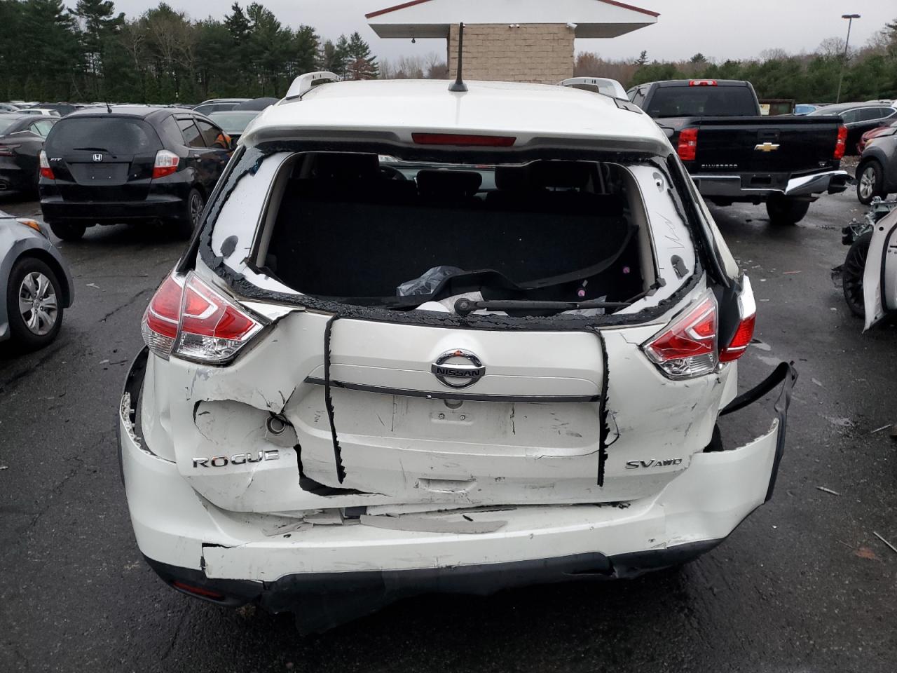 2016 Nissan Rogue VIN KNMAT2MV6GP657514 Copart auction photo, rear end / minor dent/scratches damage thumbnail 6