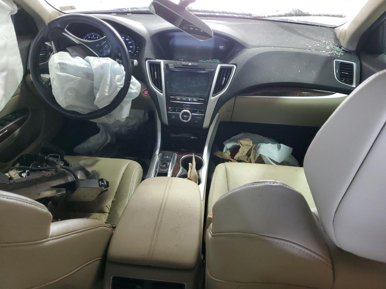 2019 Acura TLX VIN 19UUB2F30KA000619 Copart auction photo, front end / all over damage thumbnail 8