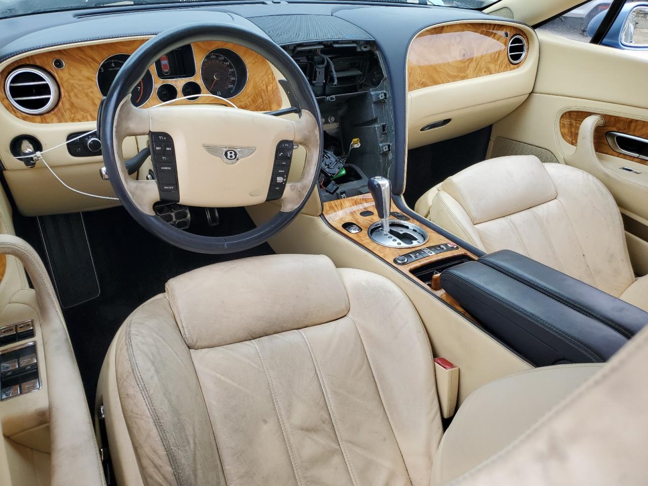 2008 Bentley Continental VIN SCBDR33W38C051739 Copart auction photo, water/flood / vandalism damage thumbnail 8