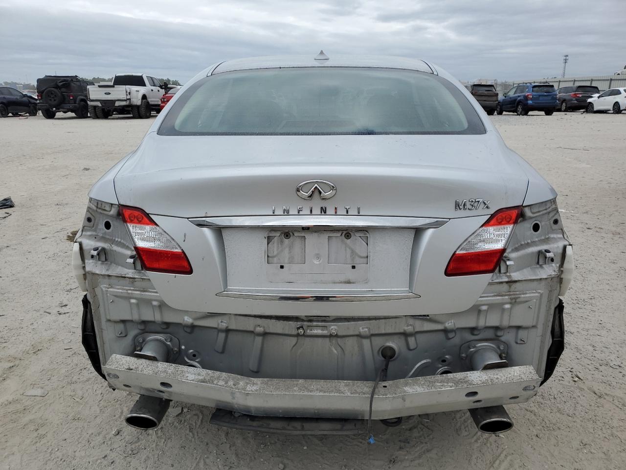 2012 Infiniti M VIN JN1BY1AR5CM395605 Copart auction photo, rear end damage thumbnail 6