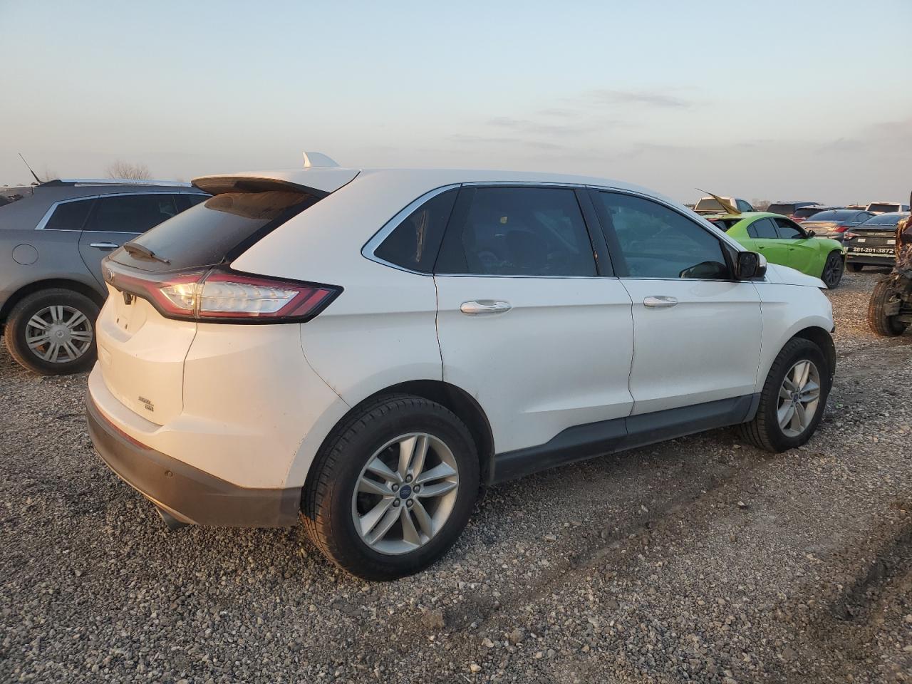 2016 Ford Edge VIN 2FMPK4J85GBB67642 Copart auction photo, front end / side damage thumbnail 3