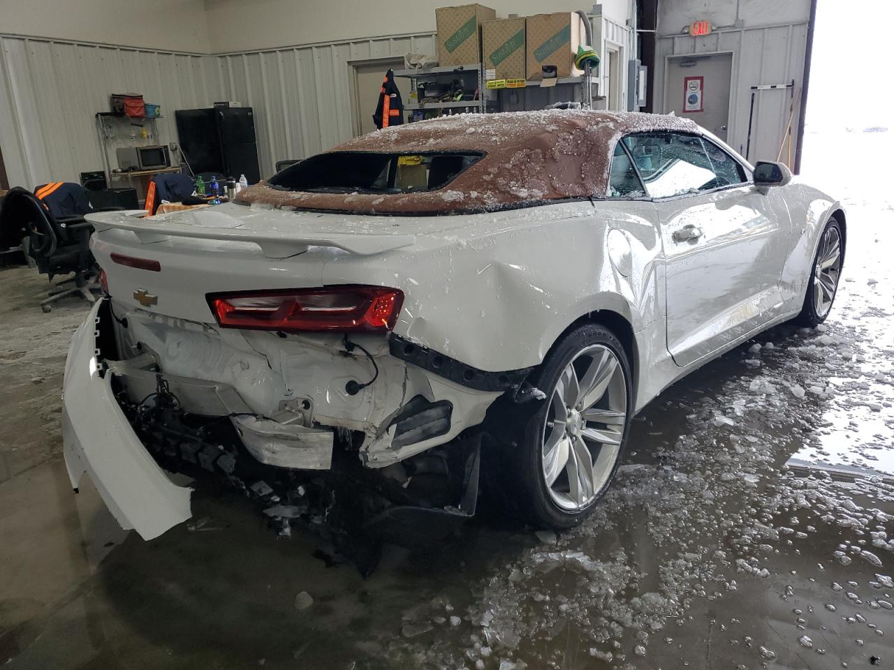 2017 Chevrolet Camaro VIN 1G1FD3DS7H0111256 Copart auction photo, rear end damage thumbnail 3
