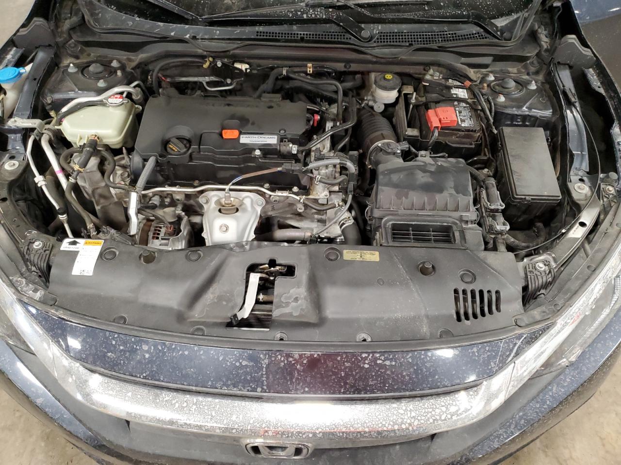 2016 Honda Civic VIN 19XFC2F51GE064081 Copart auction photo, rear end damage thumbnail 11
