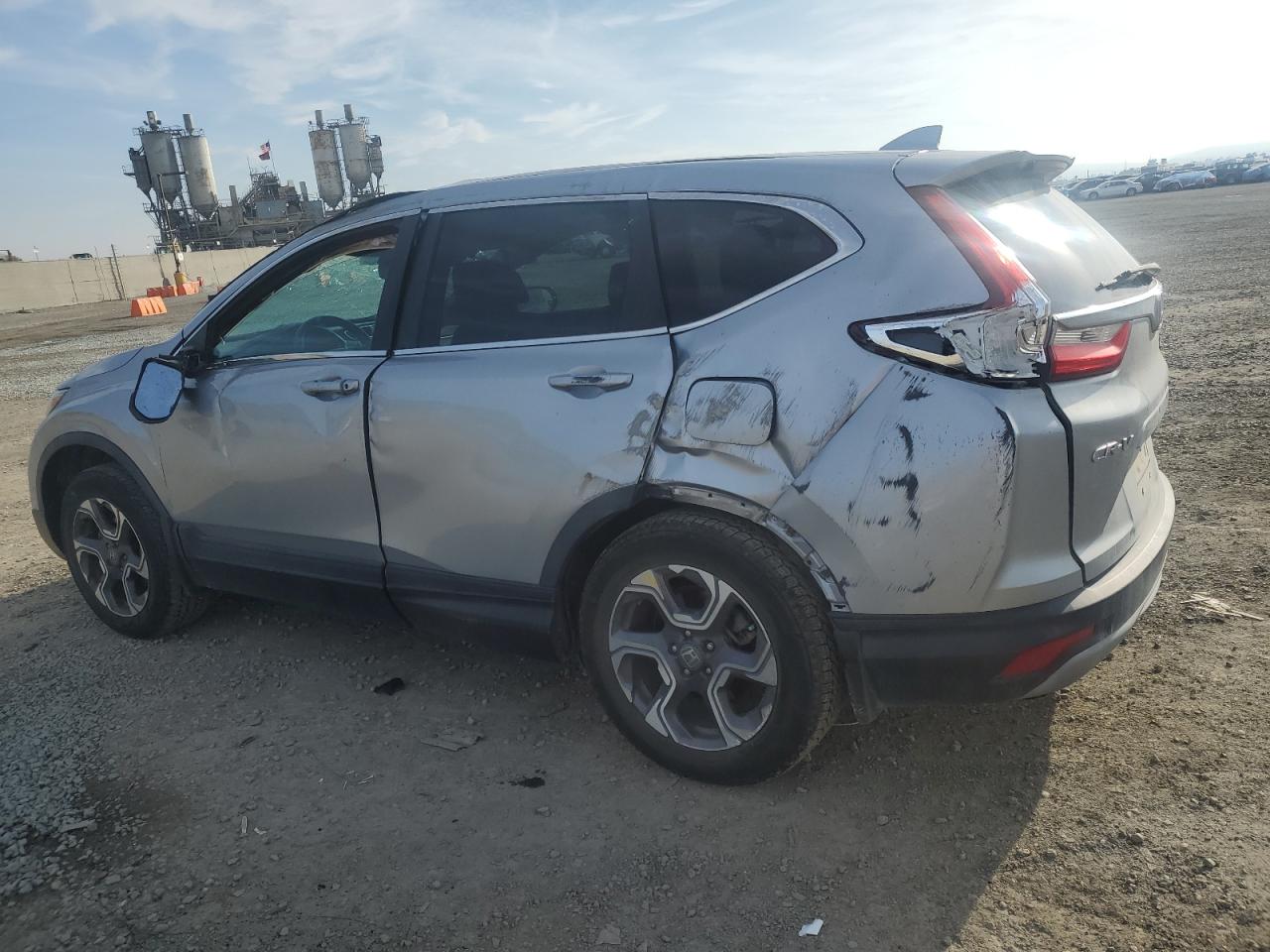 2018 Honda CR-V VIN 7FARW2H80JE104054 Copart auction photo, rollover damage thumbnail 2