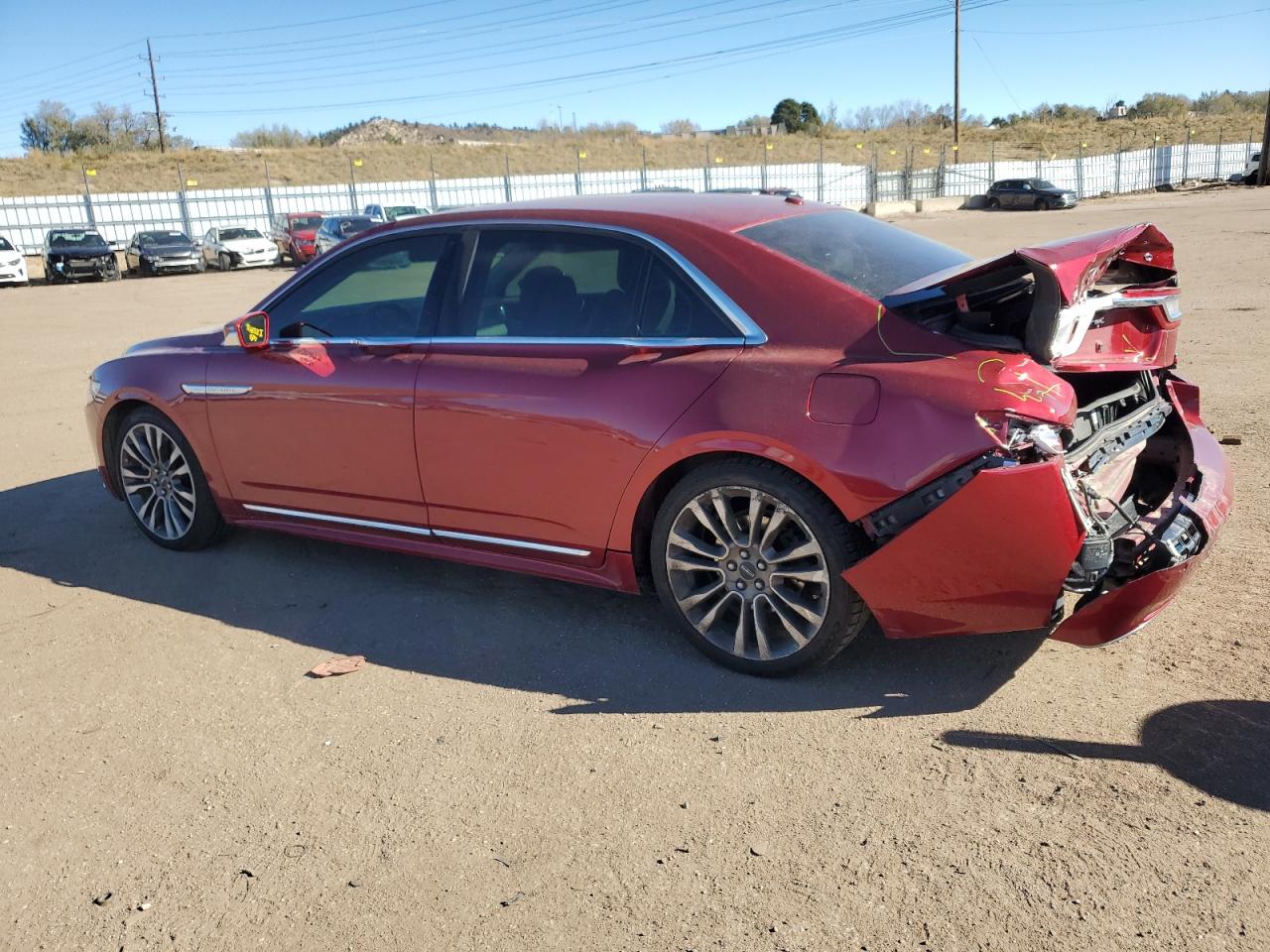 2017 Lincoln Continental VIN 1LN6L9NP9H5609285 Copart auction photo, rear end damage thumbnail 2