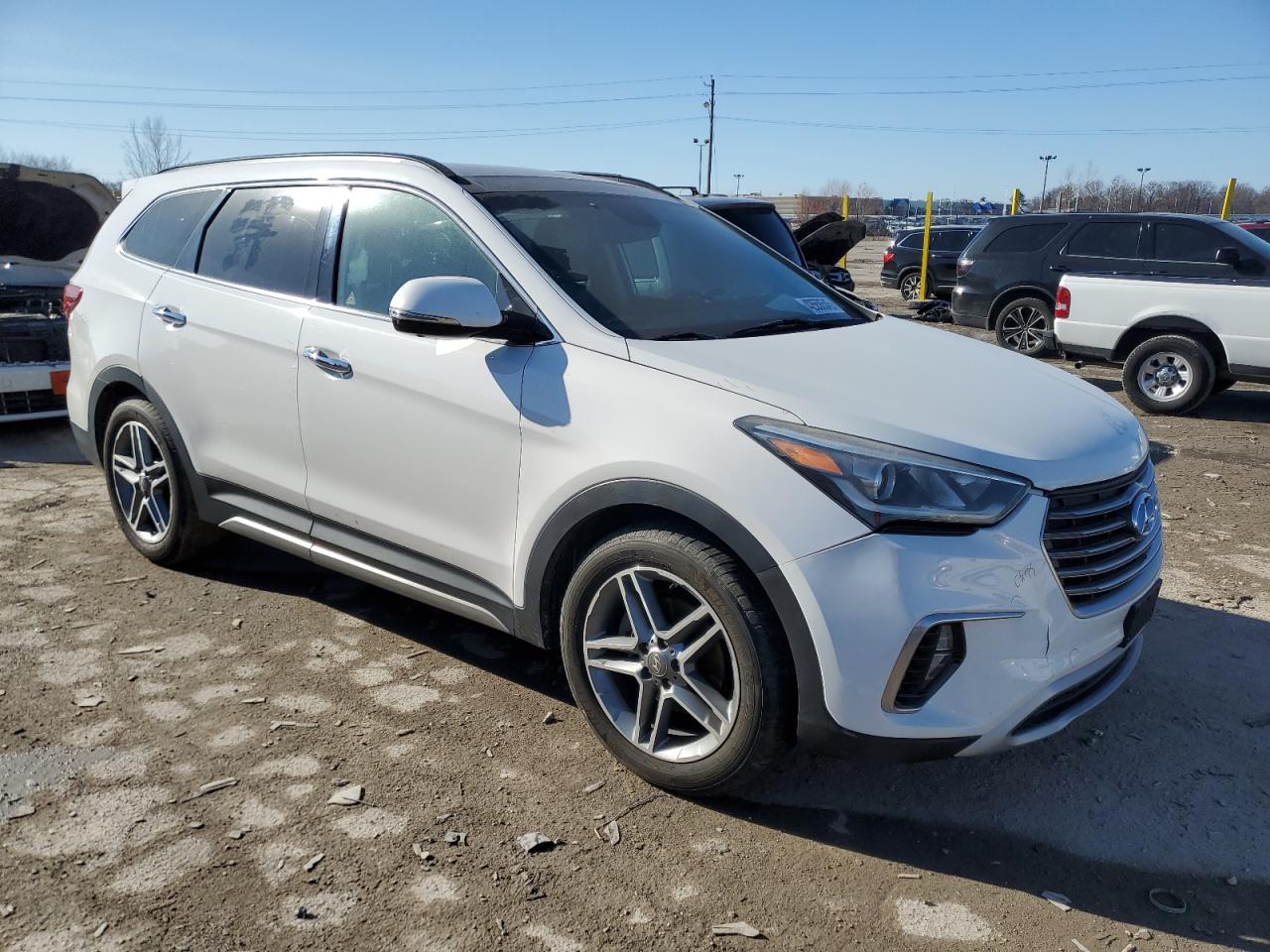 2017 Hyundai Santa Fe VIN KM8SRDHF9HU191108 Copart auction photo, all over / minor dent/scratches damage thumbnail 4