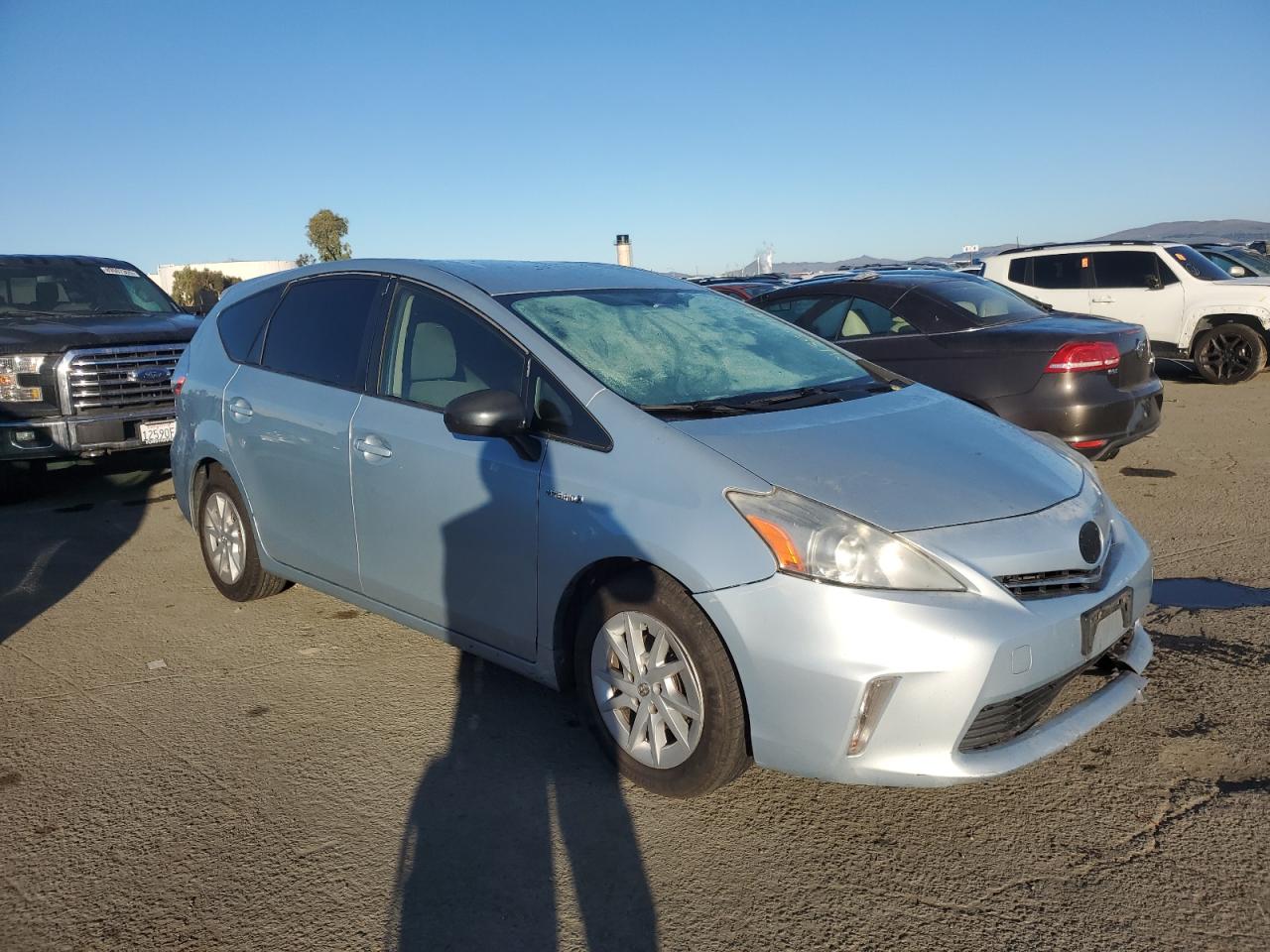 2012 Toyota Prius VIN JTDZN3EU0C3131714 Copart auction photo, front end damage thumbnail 4