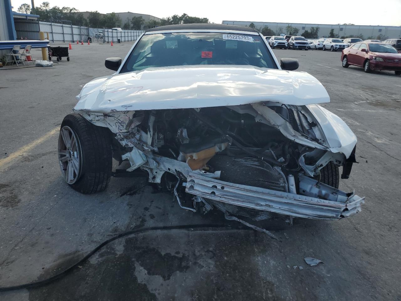 2012 Ford Mustang VIN 1ZVBP8EM0C5265293 Copart auction photo, front end / rear end damage thumbnail 5
