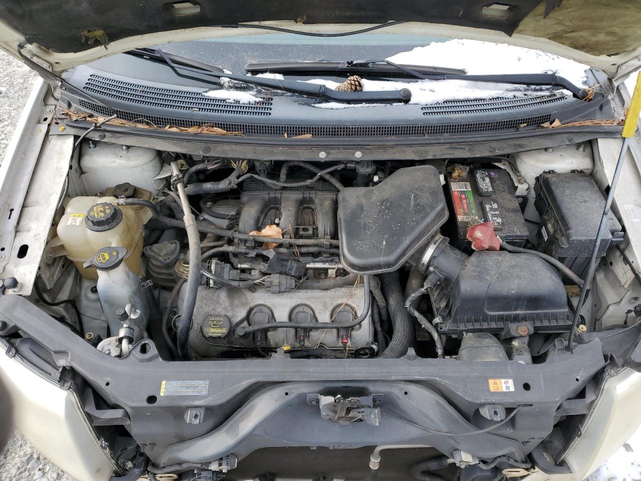 2010 Ford Edge VIN 2FMDK3KCXABA69553 Copart auction photo, front end damage thumbnail 12