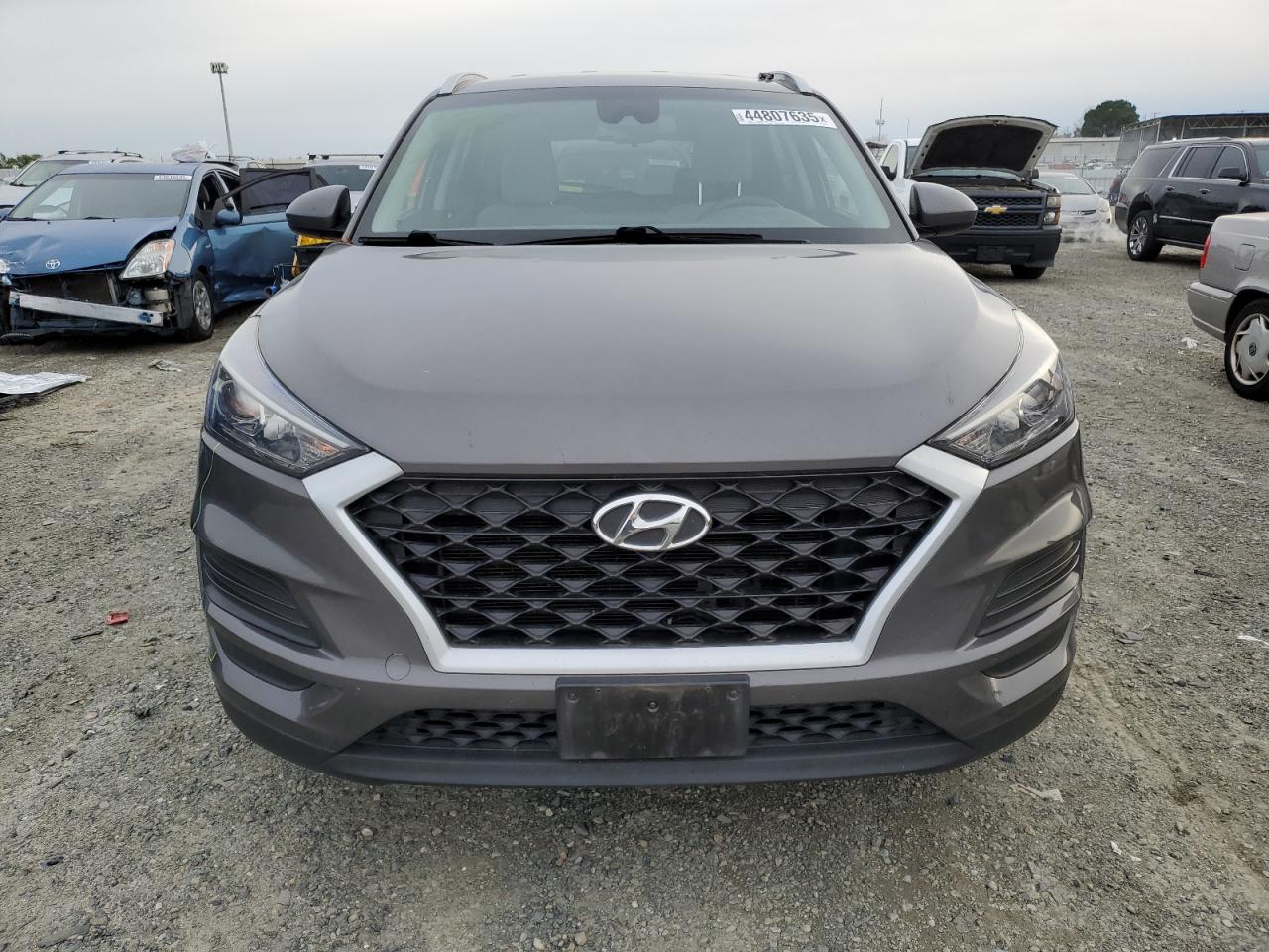 2020 Hyundai Tucson VIN KM8J3CA47LU168645 Copart auction photo, rear end damage thumbnail 5