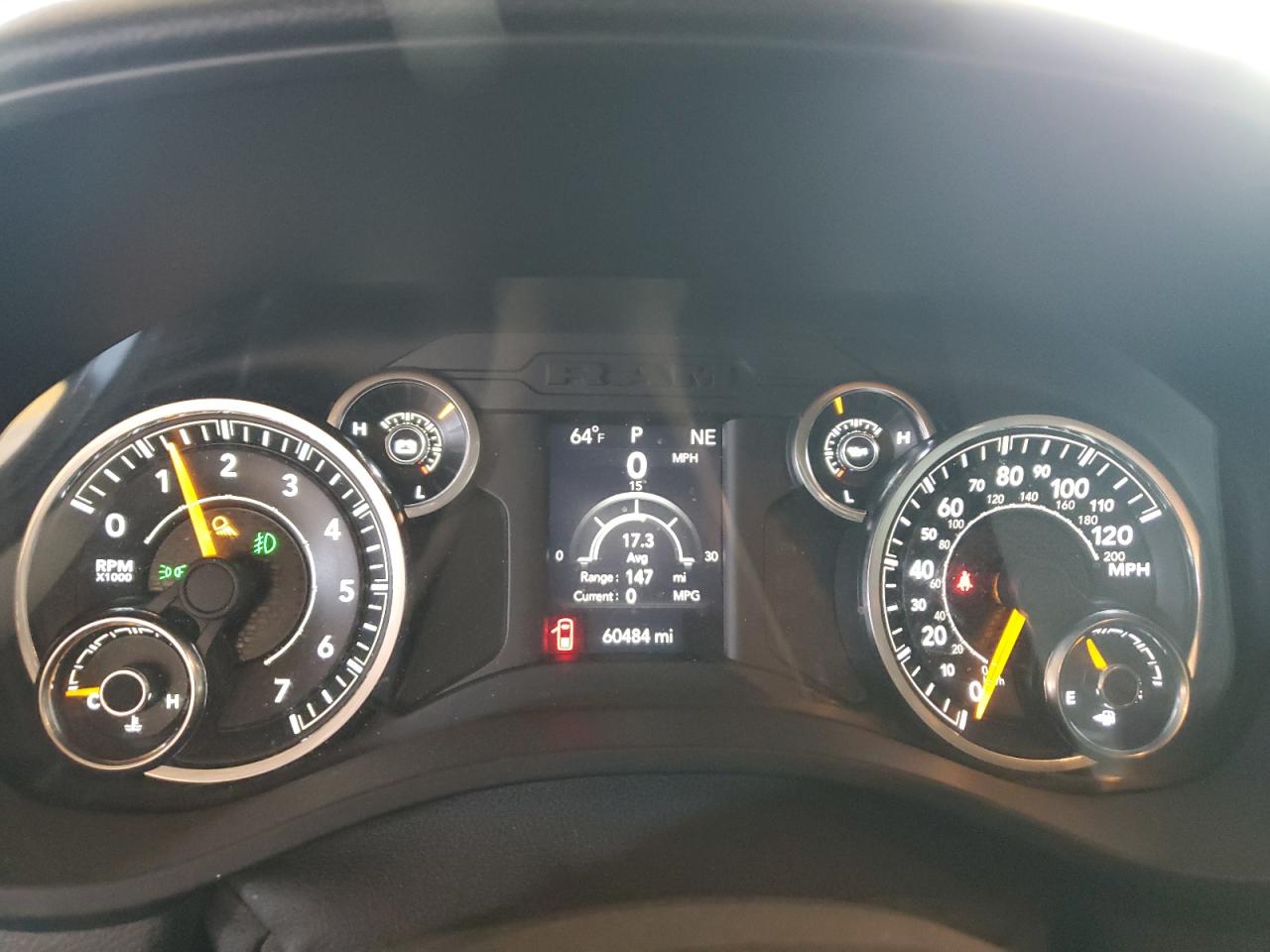 2019 RAM 1500 VIN 1C6RREFT6KN769823 Copart auction photo, rear end damage thumbnail 9