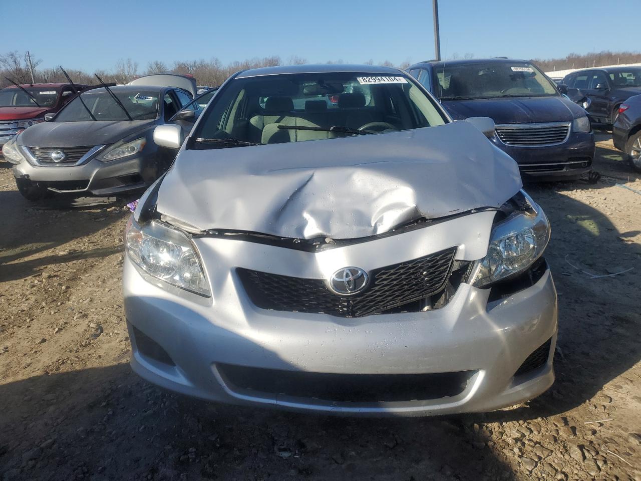 2010 Toyota Corolla VIN 1NXBU4EE5AZ353848 Copart auction photo, front end damage thumbnail 5