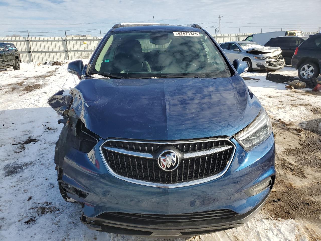 2019 Buick Encore VIN KL4CJCSM6KB917280 Copart auction photo, front end / side damage thumbnail 5