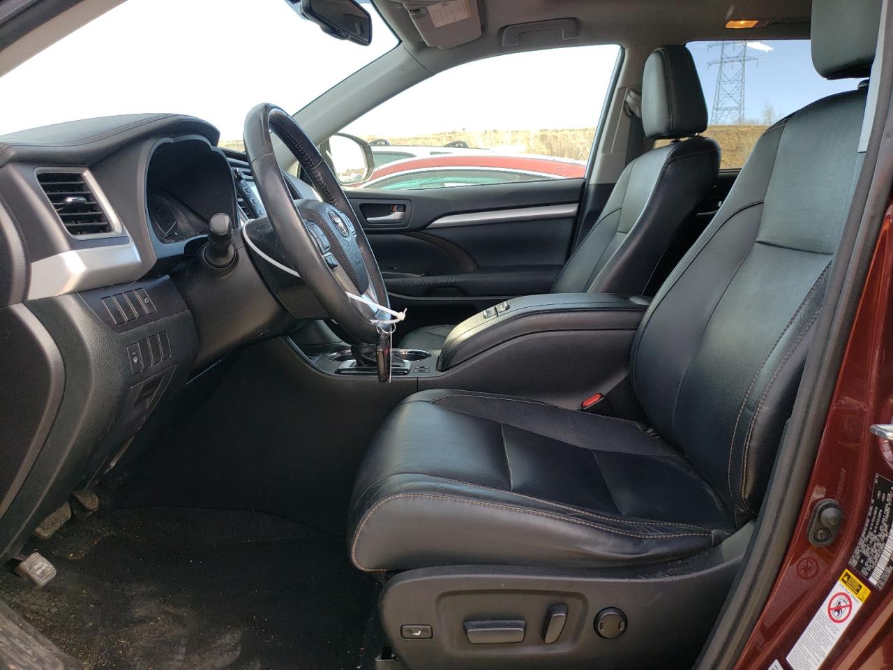 2015 Toyota Highlander VIN 5TDJKRFH6FS138065 Copart auction photo, front end / rear end damage thumbnail 7