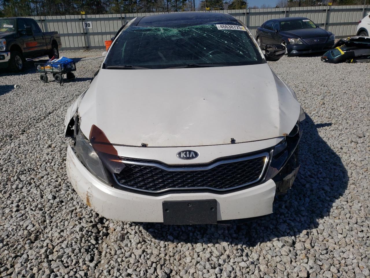 2013 KIA Optima VIN 5XXGR4A69DG129924 Copart auction photo, rollover damage thumbnail 5