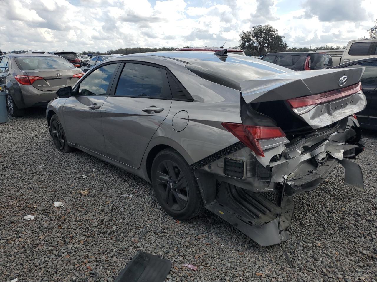 2023 Hyundai Elantra VIN KMHLM4AG8PU525293 Copart auction photo, rear end damage thumbnail 2