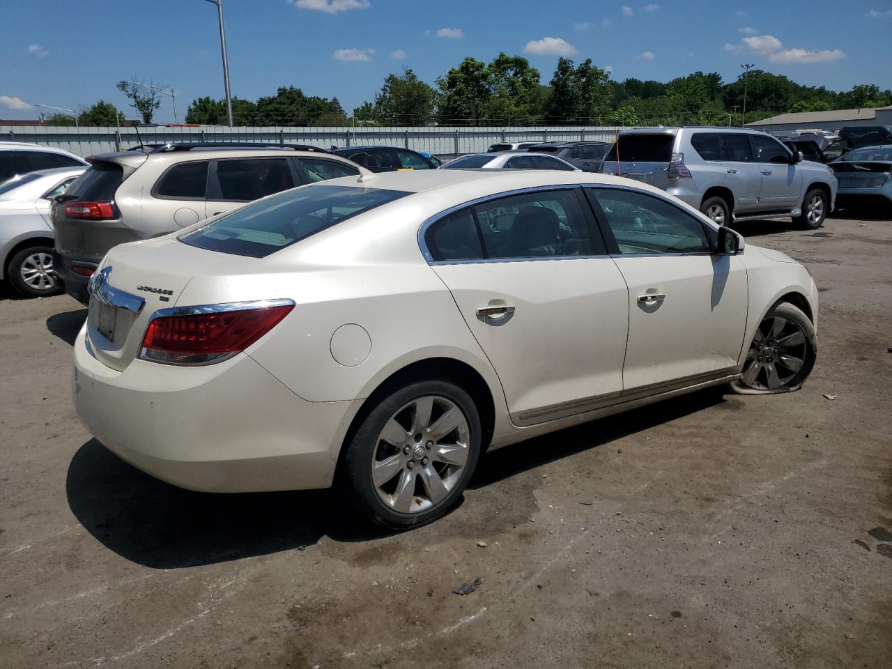 2011 Buick LaCrosse VIN 1G4GC5ED8BF296542 Copart auction photo, all over / undercarriage damage thumbnail 3