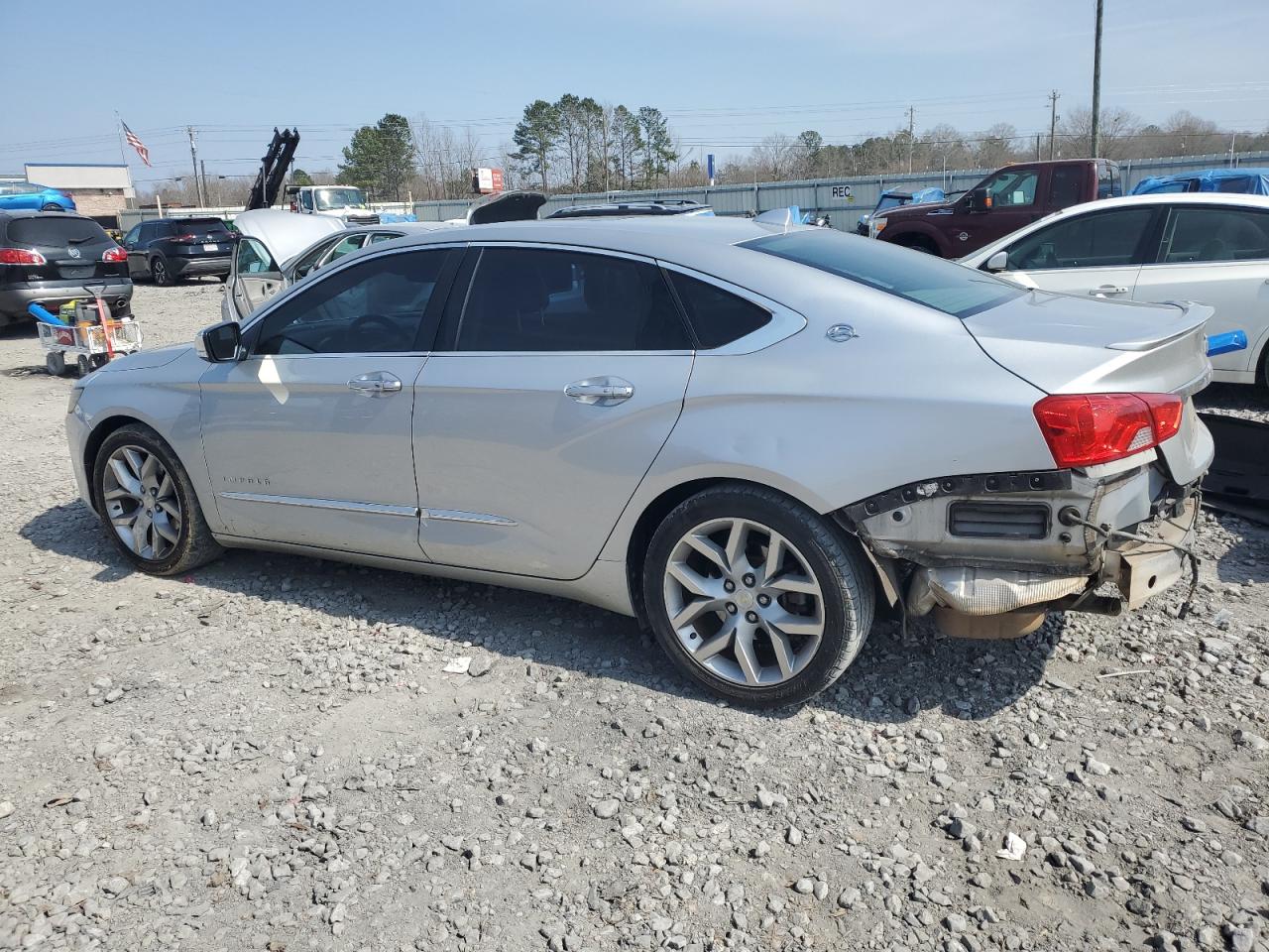 2014 Chevrolet Impala VIN 2G1155S35E9140464 Copart auction photo, rear end / front end damage thumbnail 2