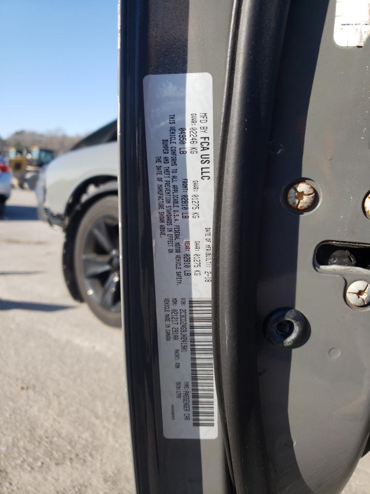 2018 Dodge Challenger VIN 2C3CDZAG9JH241901 Copart auction photo, front end damage thumbnail 12