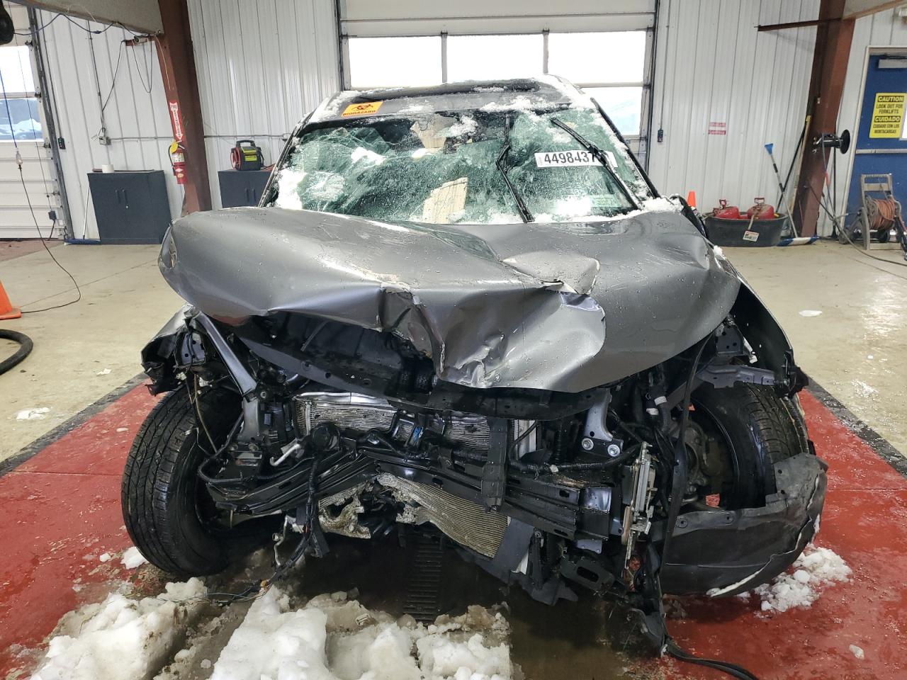 2021 Nissan Rogue VIN 5N1AT3BB4MC702172 Copart auction photo, front end / side damage thumbnail 5
