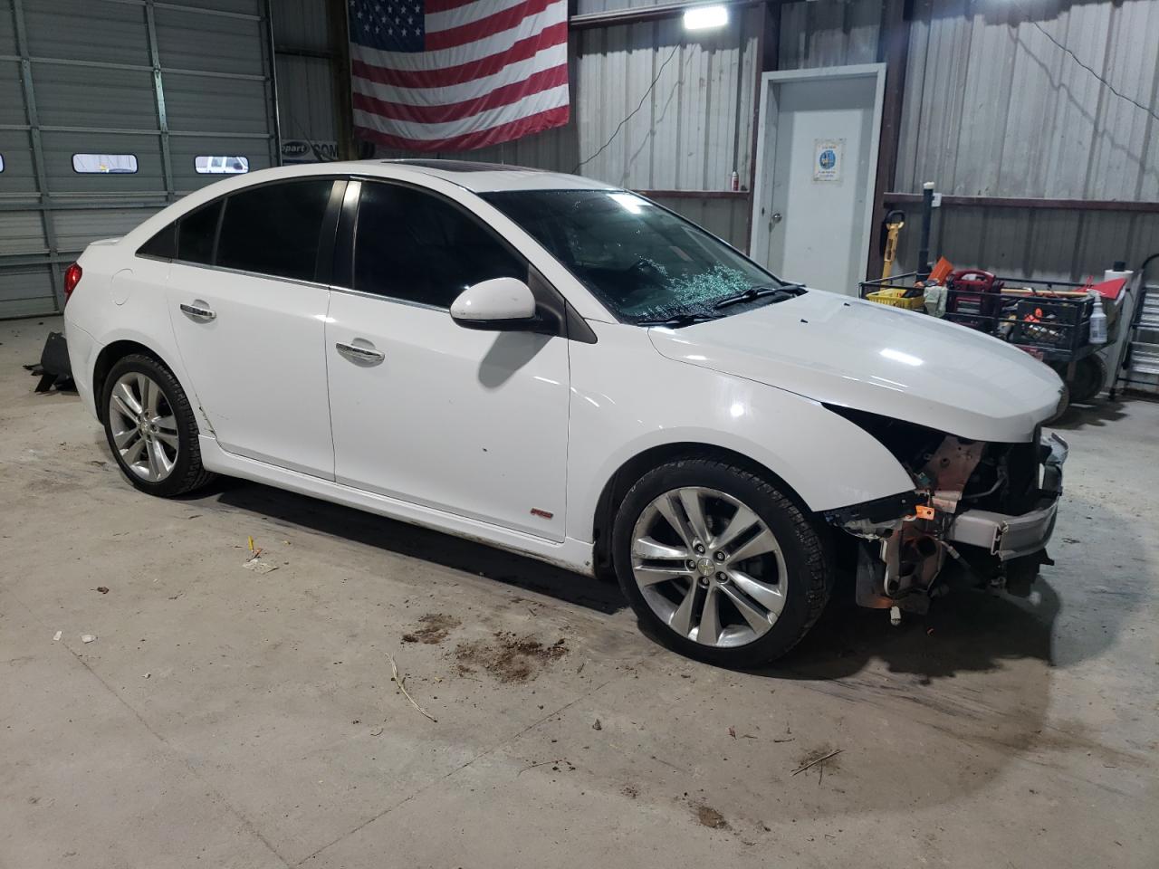 2014 Chevrolet Cruze VIN 1G1PG5SB2E7276208 Copart auction photo, front end damage thumbnail 4