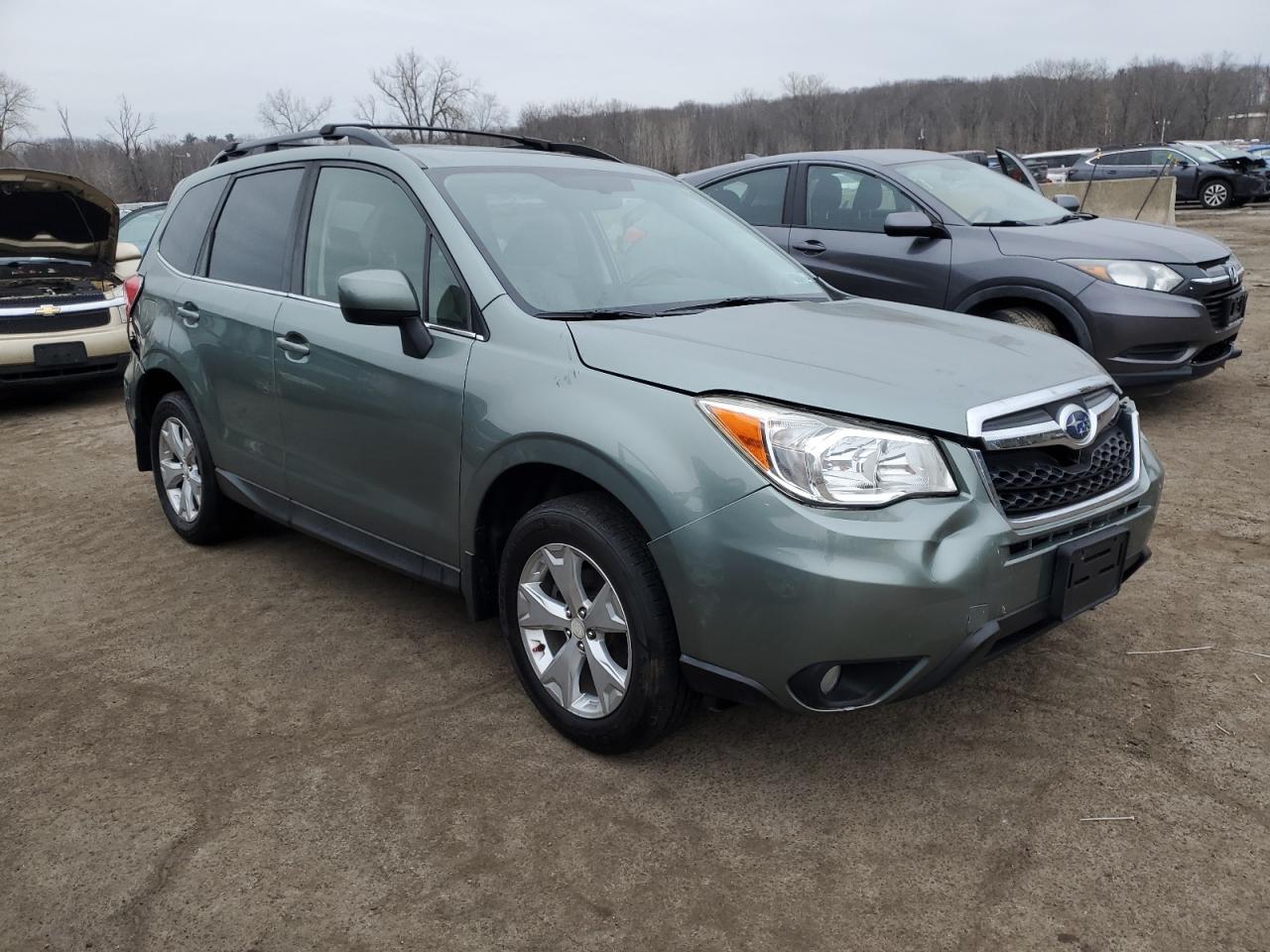 2016 Subaru Forester VIN JF2SJAHC6GH558314 Copart auction photo, all over damage thumbnail 4