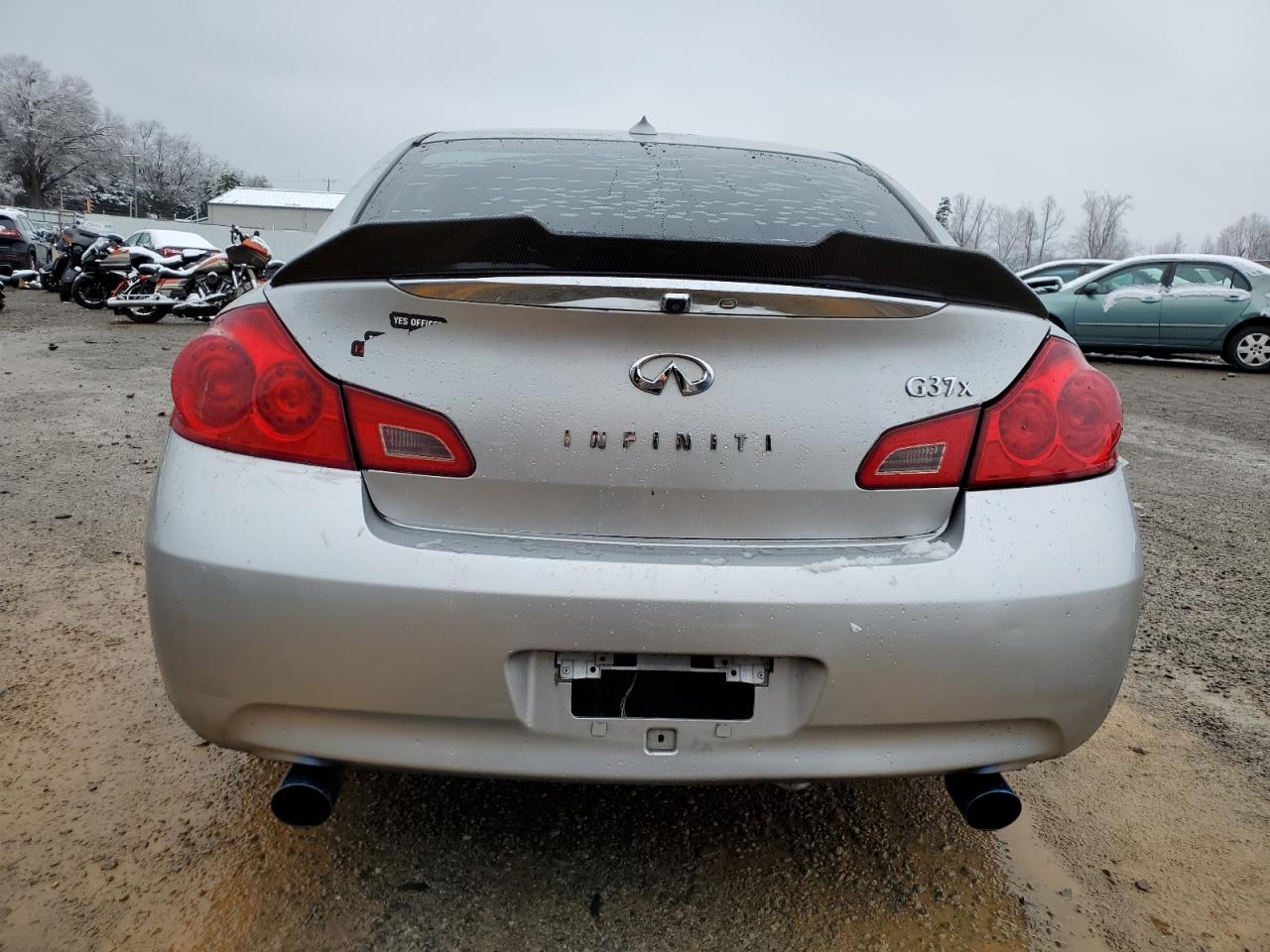 2011 Infiniti G VIN JN1CV6AP6BM300279 Copart auction photo, side / front end damage thumbnail 6
