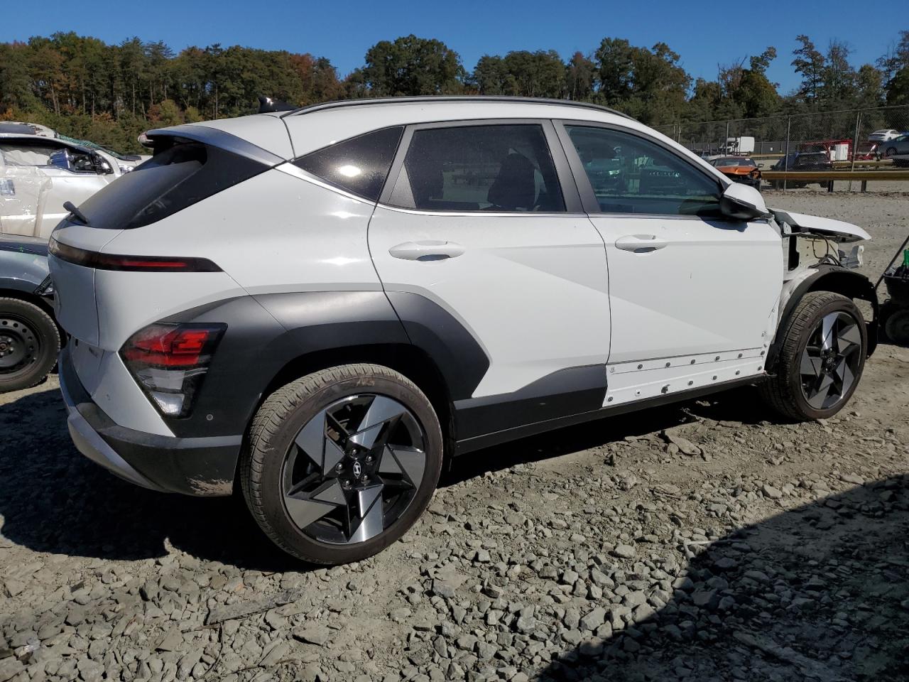 2024 Hyundai Kona VIN KM8HECA34RU087448 Copart auction photo, front end / side damage thumbnail 3