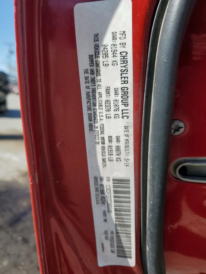 2014 Dodge Dart VIN 1C3CDFEB7ED866426 Copart auction photo, front end damage thumbnail 14