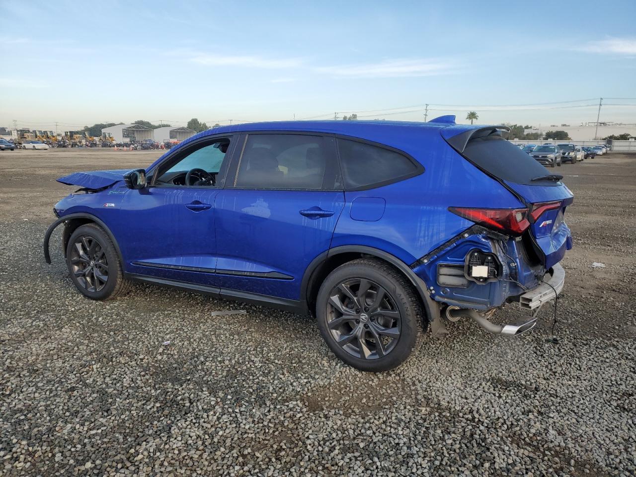 2022 Acura MDX VIN 5J8YE1H0XNL003316 Copart auction photo, rear end / front end damage thumbnail 2